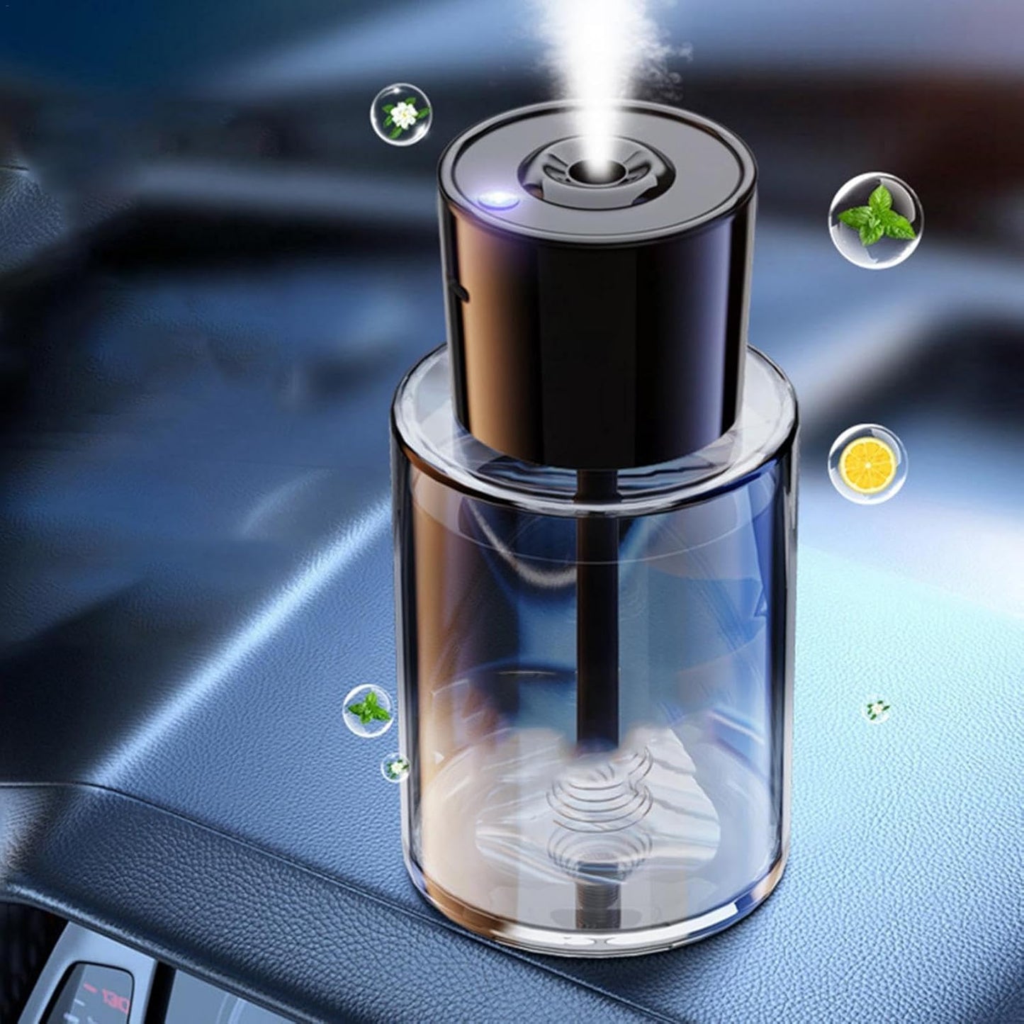Smart Car Air Freshener Diffuser | 50ml Intelligent Control Car Aromatherapy Diffuser, 5 Adjustable Modes - USB Auto Fragrance Atomizer for Home and Car, Fashionable Car Interior Decor