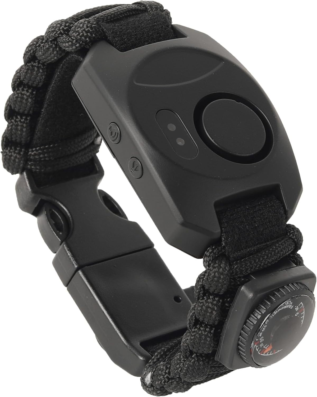 Calvana 8 in 1 Bear Deterrent Devices,Tactical Paracord Rope Bracelets Kit with SOS LED Light,Compass and Fire Starter,Magnesium Fire Starter,Emergency Whistle, Camping and Hiking Survival Tool