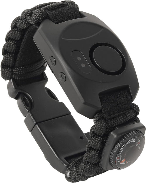 Calvana 8 in 1 Bear Deterrent Devices,Tactical Paracord Rope Bracelets Kit with SOS LED Light,Compass and Fire Starter,Magnesium Fire Starter,Emergency Whistle, Camping and Hiking Survival Tool