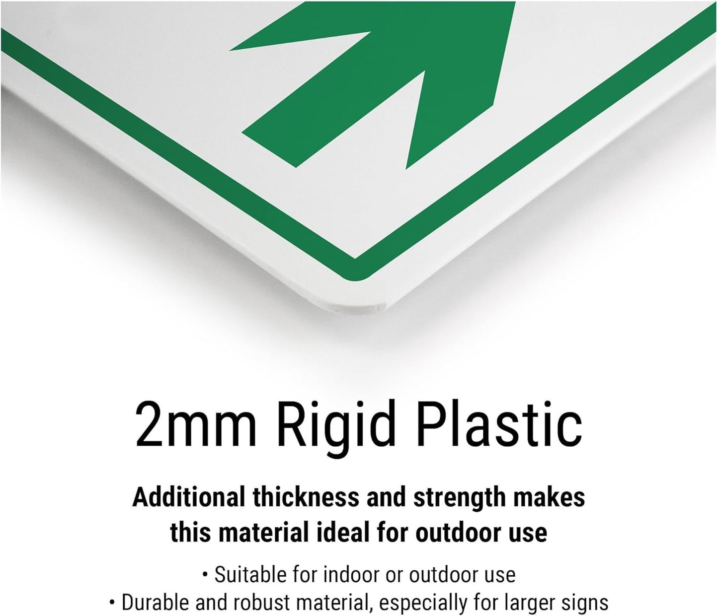 V Safety Longer Term Health Hazards 100 x 100 mm – 2 mm segnale di sicurezza in plastica rigida