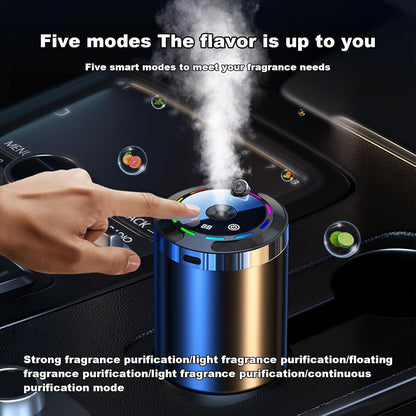 Car Humidifiers, Car and Home Air Umidificatore, Portable Scent Diffuser, Multi Mode Car Humidifier, Car Air Purifier and Humidifier, Car Diffuser with Multiple Settings for Car, Home, Small Room