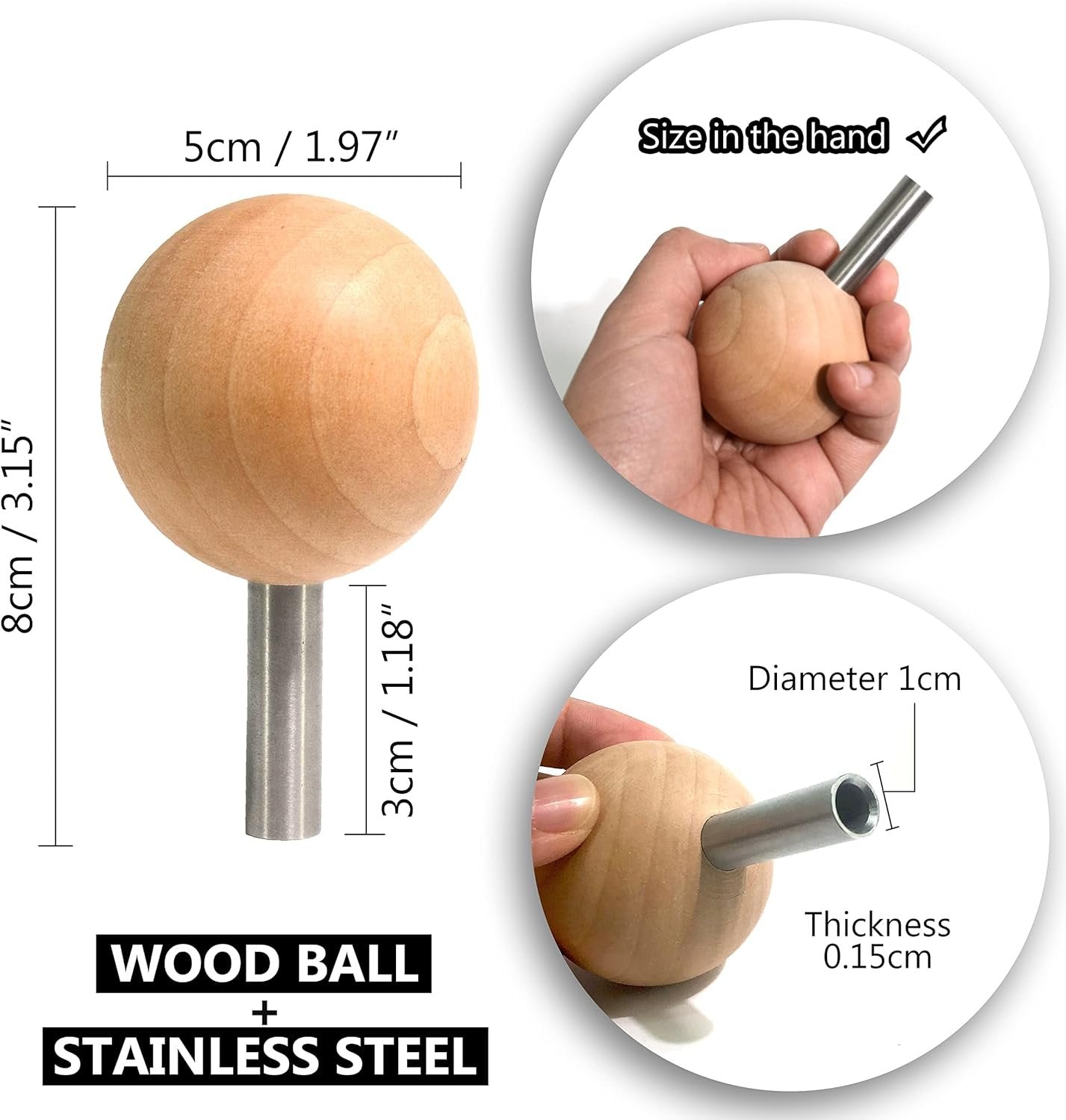 UPTTHOW Auxiliary Tool for Attaching Safety Eyes and Washers, Doll Eyes and Noses for Amigurumi, Bear Eyes Fix Install Utensil for DIY Craft Crochet Making Accessories Supplies
