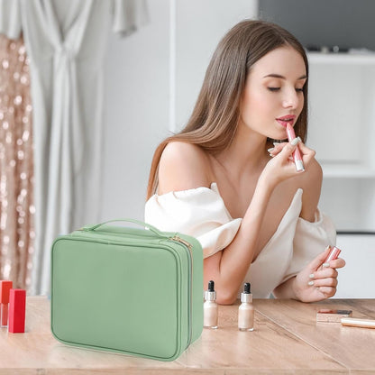 Travel Toiletry Bag with Hook, Hangable Foldable 3-Compartment Organizer, Portable Makeup Pouch with Handle, Spacious Travel Bag for Toiletries and, 1 Piece, Single Attribute, Se rÃ©fÃ©rer au