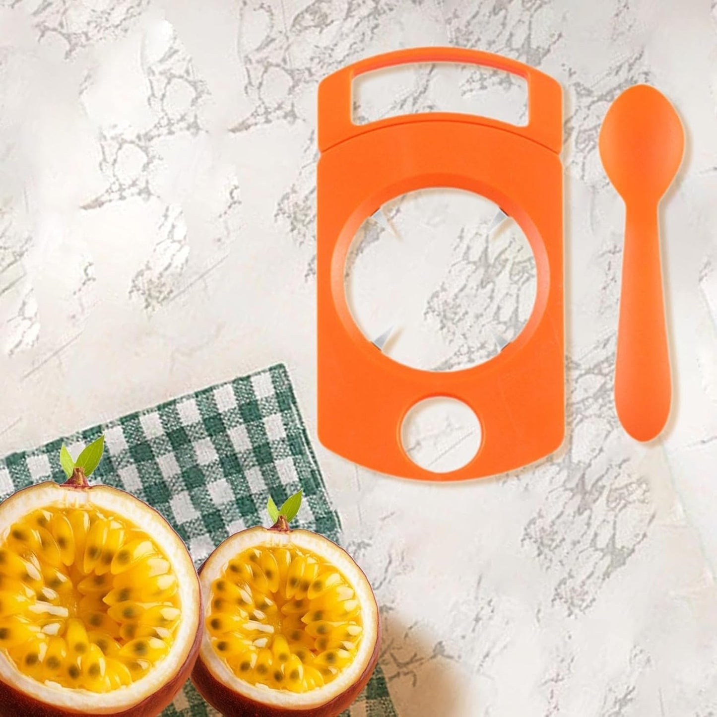 LOVIVER Strumento per la Cucina Apri per Frutta Multiuso Cucina Gadget utensile Aperto per di Cucina per la casa Picnic, Verde
