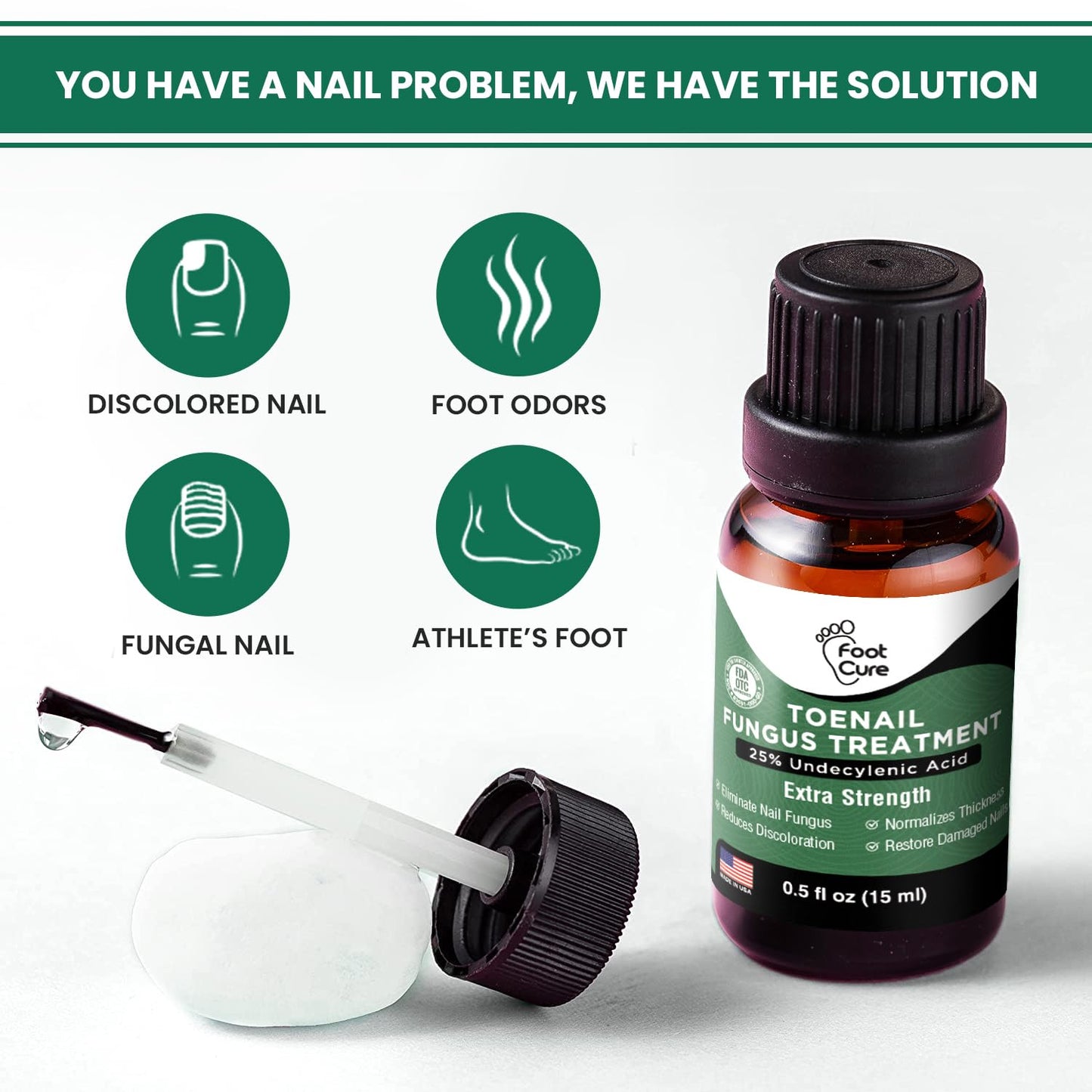 Toenail Fungus Treatment Extra Strength - Best nail fungus treatment for fingernails, nail repair, toenail softener, yellow toenail treatment, ingrown nails and foot fungus treatment extra strength