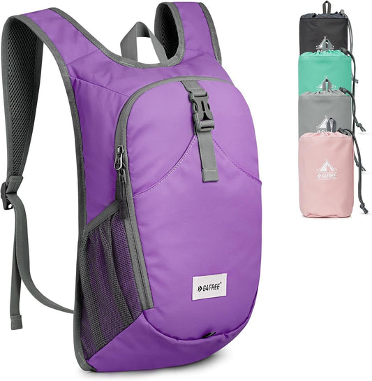 G4Free 10L Hiking Backpack Waterproof Lightweight Hiking Daypack Small Outdoor Travel Foldable Shoulder Bag
