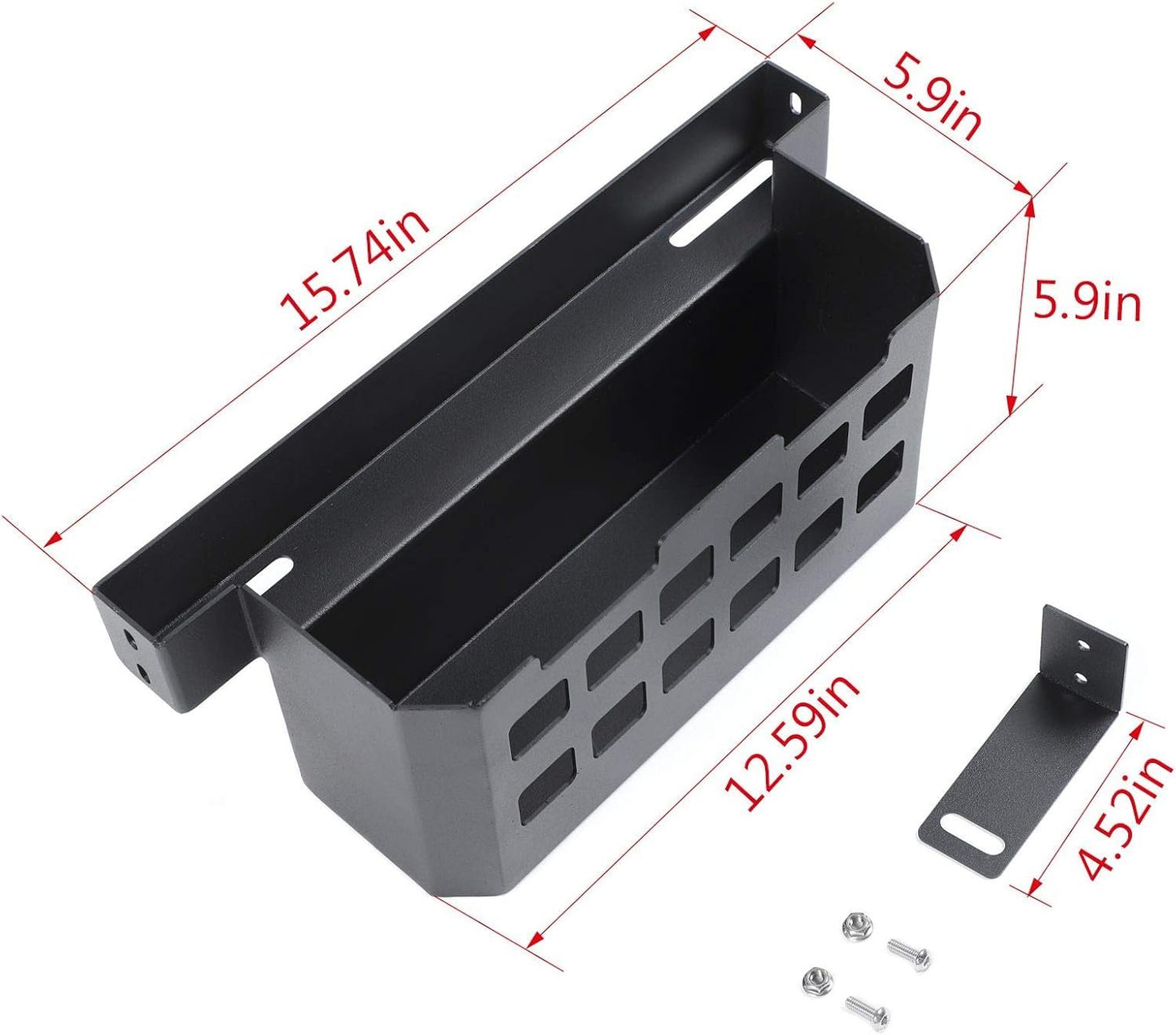 Rear Molle Panel Trunk Side Cargo Rack Shelf Organizer Storage Tray Basket Metal Cargo Holder for Jeep Wrangler TJ JK JL