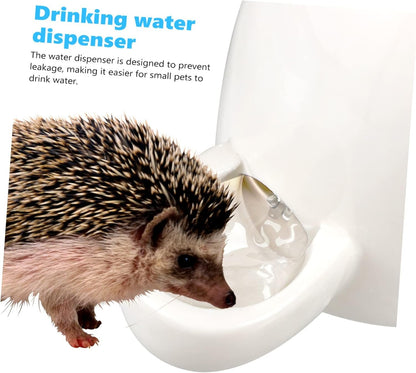 MERRYHAPY 3Pcs Small Animal Feeding and Watering Set Durable Hamster Water Bottle Food Feeder