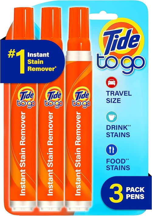 Tide To Go Instant Stain Remover Liquid Pen, 3 Count
