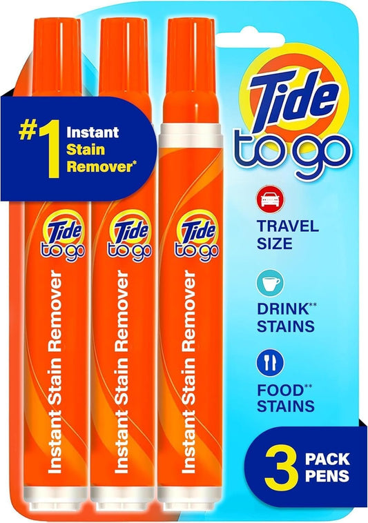 Tide To Go Instant Stain Remover Liquid Pen, 3 Count