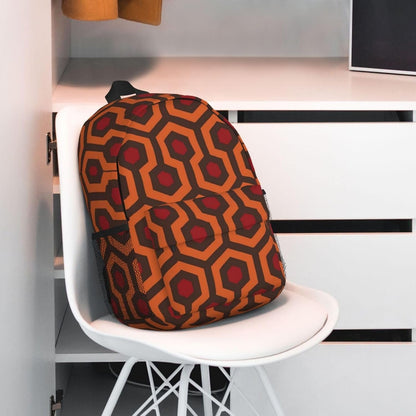 JBYJBX Shining Overlook Print Adult Lightweight 15in Backpack Travel Hiking Essentials Laptop Bag Day Backpacks, Black, One Size