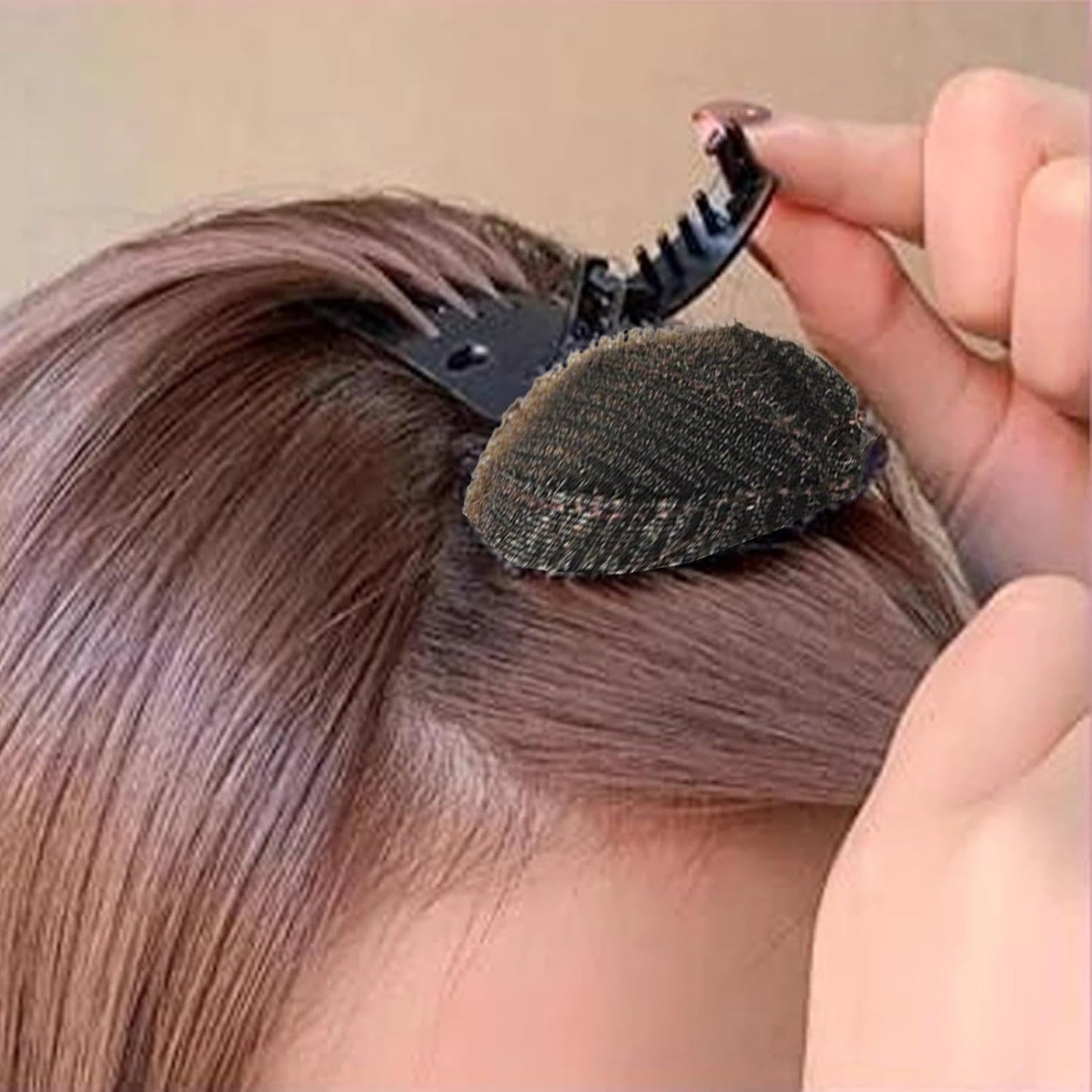 Volume Hair Clip - Basic Volume Hair Comb, Sponge Front Hair Clip, Volume Increase Hair Cushion for Women Girls, 7 x 6 cm