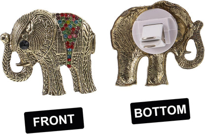 ERINGOGO 2sets Elephant Shaped Car Air Freshener Aroma Diffuser Clip Metal Odor Control Non-slip Ideal for Car Office Home 2pcs*2