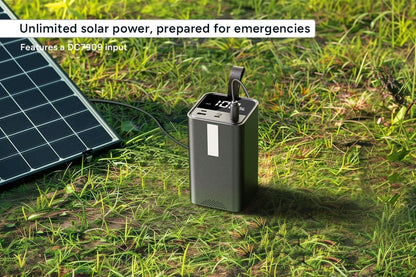 Kogan EnergyMax 50000mAh 100W PD Power Bank with Built-in LED Light - KAPBCMPN50A