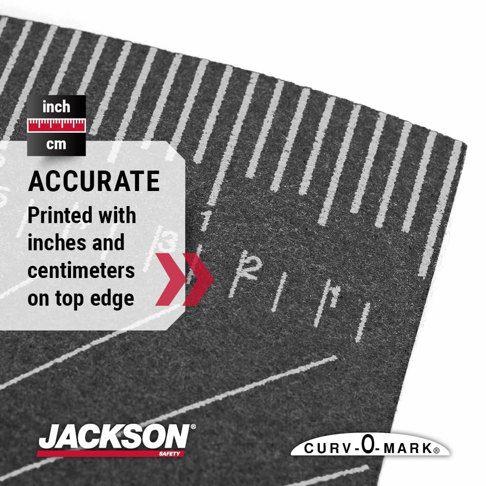 Jackson Safety Pipe Measuring Tool - Wrap-A-Round Tape Pipe Fitting Tool (Multiple Sizes and Heat Ratings)