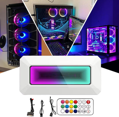 Argb Controller Hub, 8 Ports Motherboard Fan Controller, Prism Algorithm Pc Splitter, PWM Smart Temp Control, RGB Lighting, Desktop Modding Tool, 4.49 x 2.17 x 0.79 Inches