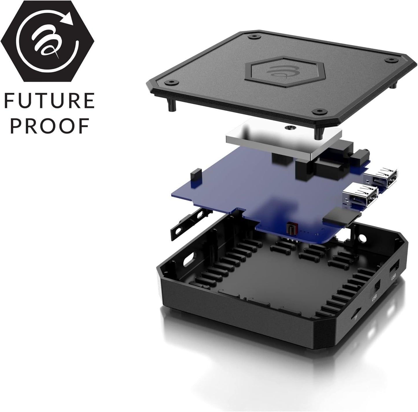 BuzzTV E5 Android 11 TV Box | 4K Streaming Device | 2GB RAM - 32GB Storage | Quad-Core Processor | Dual-Band Wi-Fi | Bluetooth 5.0