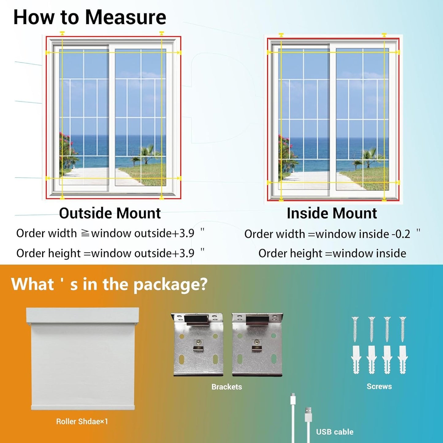 Blindify Motorized Blinds with Remote, Light Filtering Smart Roller Blinds Compatible with Apple Homekit Google Home and Alexa, Automatic Window Blinds Customize, White