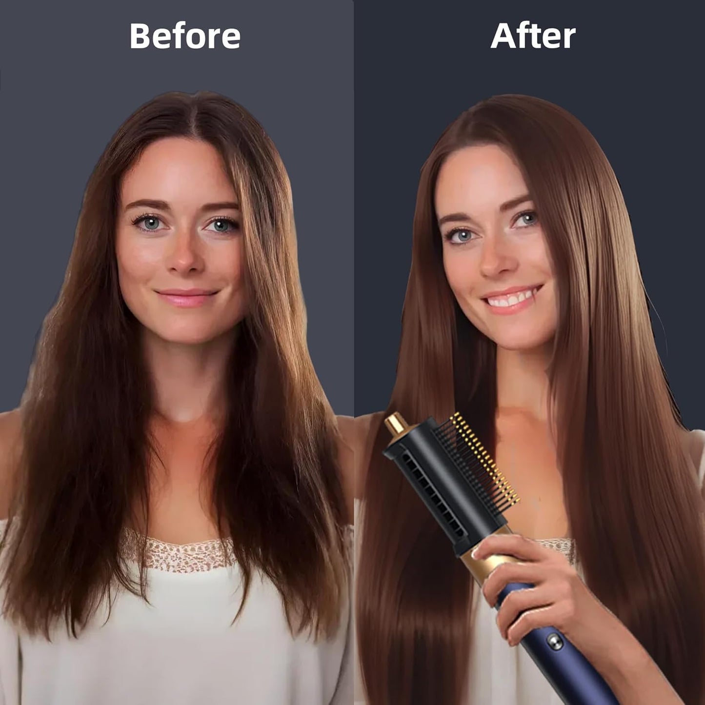 Air Styler Hair Dryer Brush,Multi-Styler with Auto-Wrap Curlers,Hot Air Hair Styler & Dryer Set,Anti-Flying Warping,Hot Shunfa,Styling Without Heat Damage,with Protective Travel Case