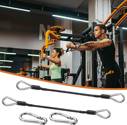 Gym Cable Extension - 2X Pulley System Fitness Cable - Fitness Pulley Cable, Multifunctional Home Gym Cable, Fitness Pulley Workout Cable for Home Exercise Fitness