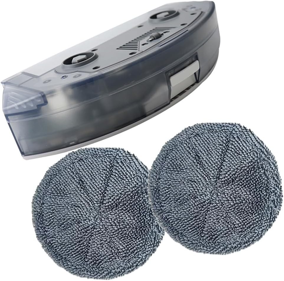 Mop Cleaning Essentials 3 Pack Compatible Water Tanks and Cloths Designed for Ecovacs for Deebot and Yeedi Models