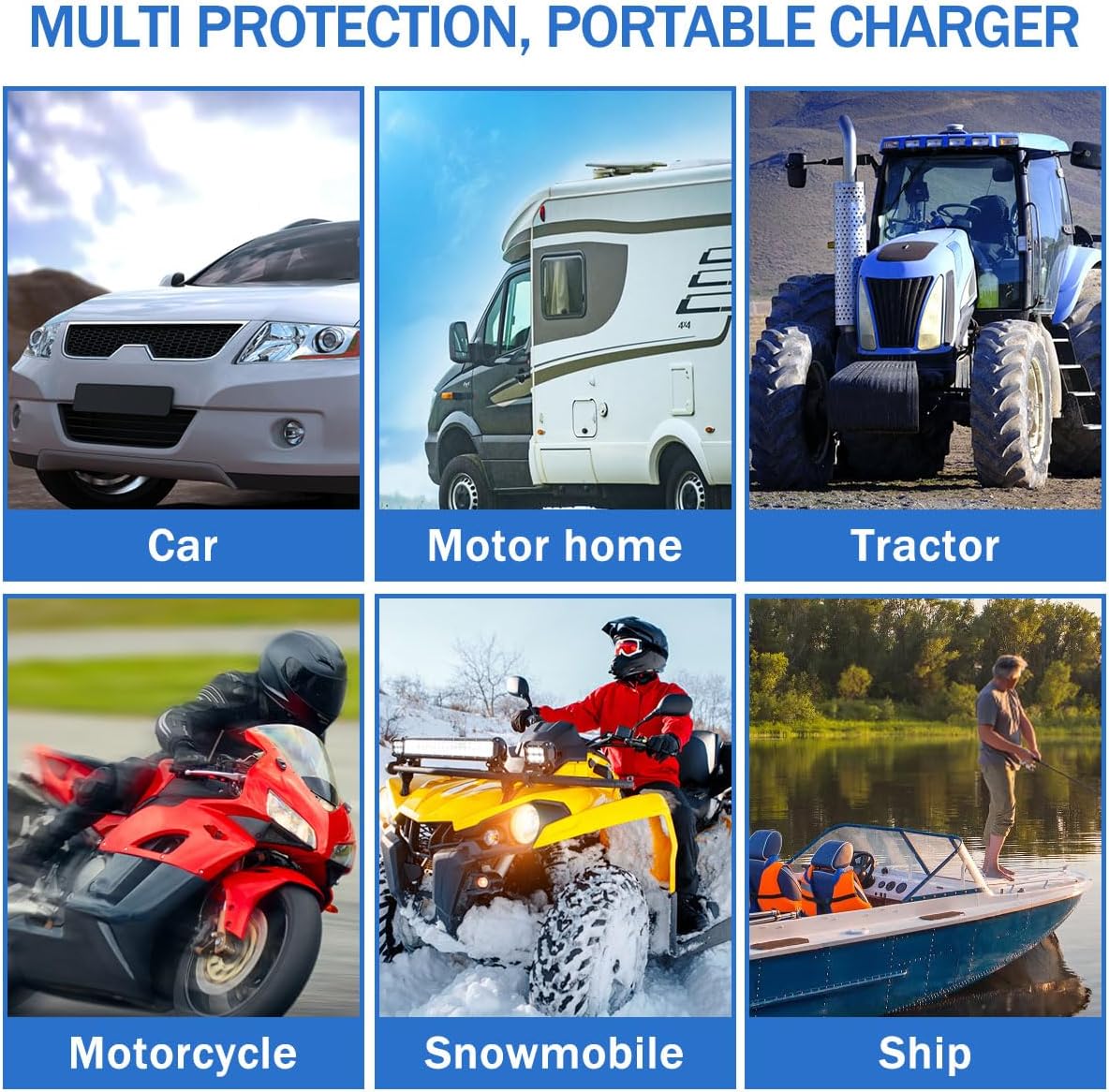 Solar Panel Kit, Solar Trickle Charger, Solar Panel Charger, 30W DC 12-24V Portable Multiple Protection Monocrystalline for Cars RVs Campers Boats