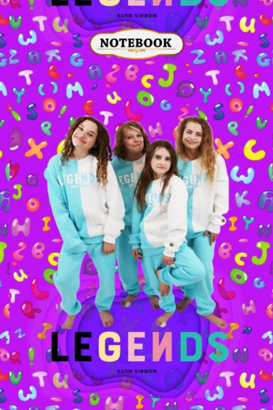 Notebook: Norris Nuts kids screen protector Wide Ruled journal Notebook (6x9) Workbook For Kids, Boys, Girls, Students, adult/ Composition Notebook/ Diary