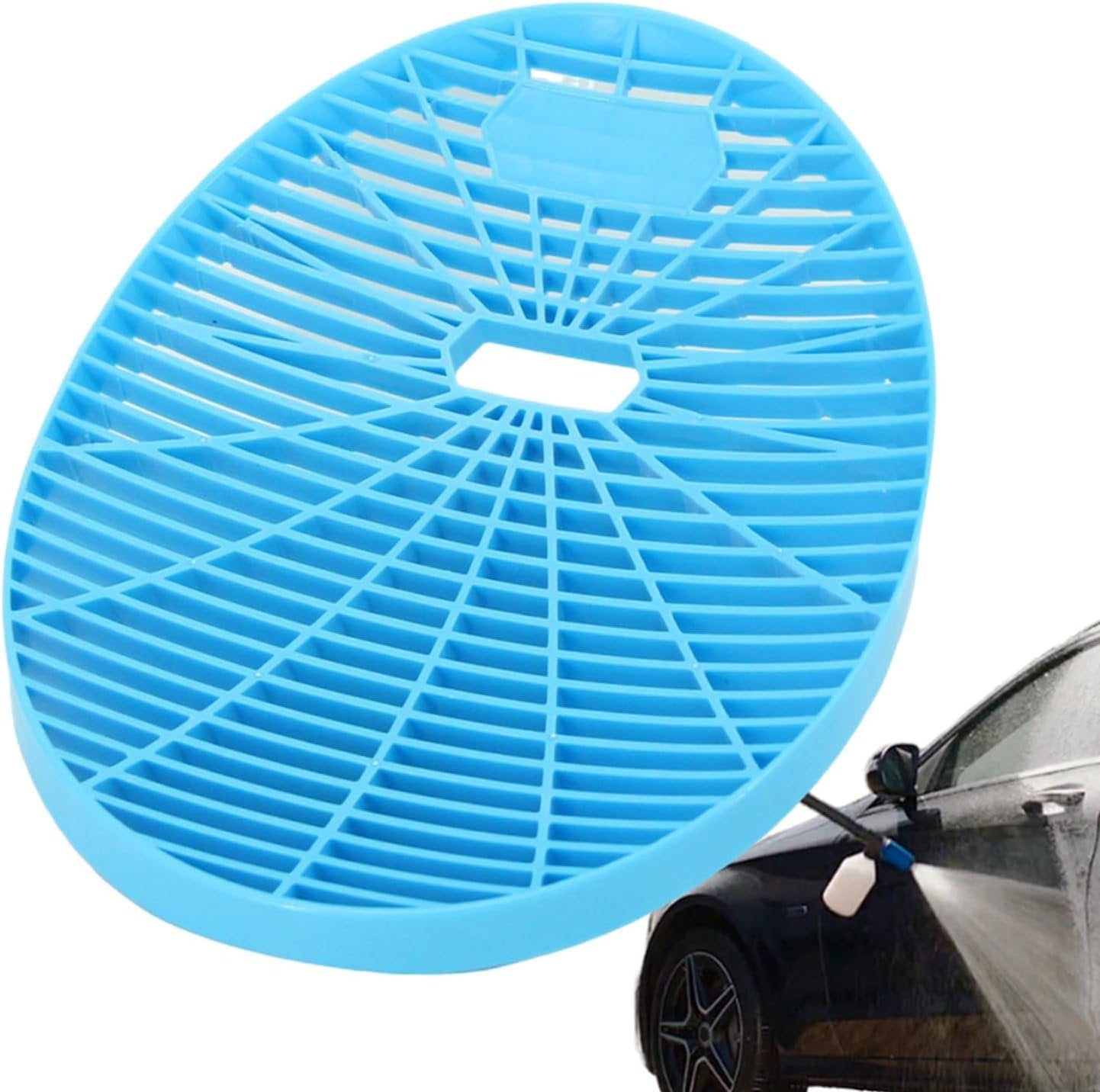 Car Wash Bucket Insert, Dirt Guard Filter, Auto Cleaning Net, Spot Detailing Accessory, Automotive Cleaner Sturdy, ABS, 13.19x10.63x2.56 inches, for Efficient Debris, Care Tool
