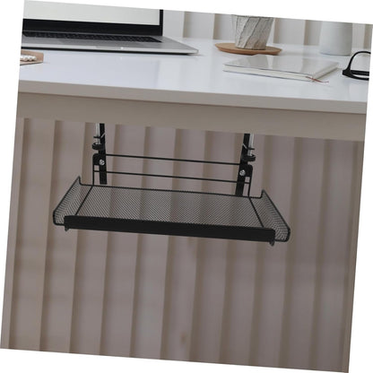 SHINEOFI Office Under Shelf Wire Storage Basket Organizer for Files and Stationery Stylish Under Desk to Workspace Organization and Cleanliness