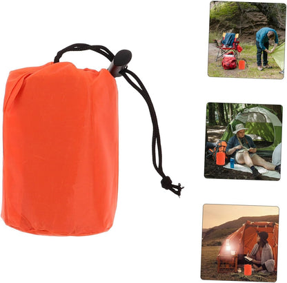MOTHNUR 3-pc Portable Thermal Sleeping Set Camping Blanket Survival Blanket Tent Supplies Hiking Tent