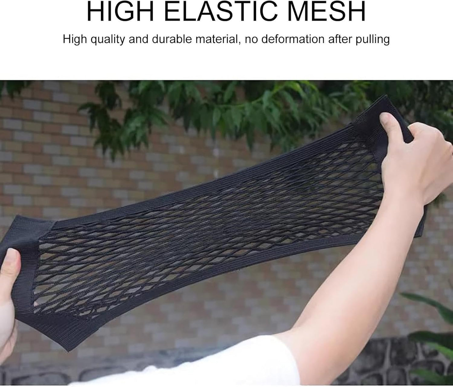 Trunk Net | Car Cargo Storage Net for Trunk - Small Car Storage Net, Elastic Seat Storage Mesh, Interior Accessories for SUV, Truck, Van, RV