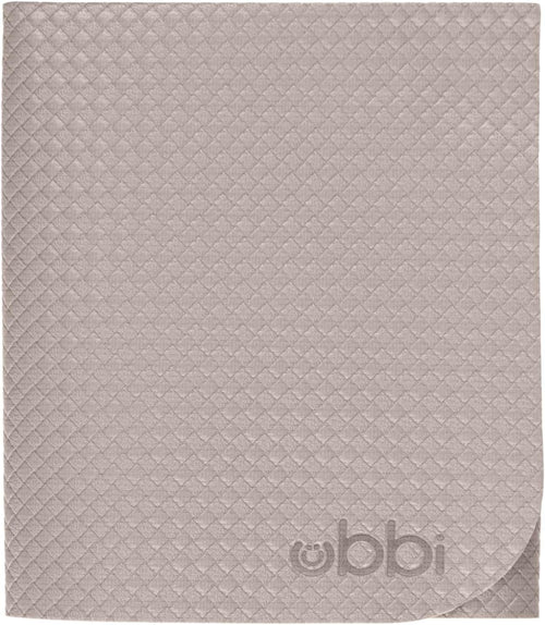 Ubbi On-The-Go Diaper Changing Baby Mat, Soft and Comfortable Diaper Bag Accessory Must Have for Newborns, Easy to Clean, Portable Folding Pad, Baby Traveling Accessories, Taupe