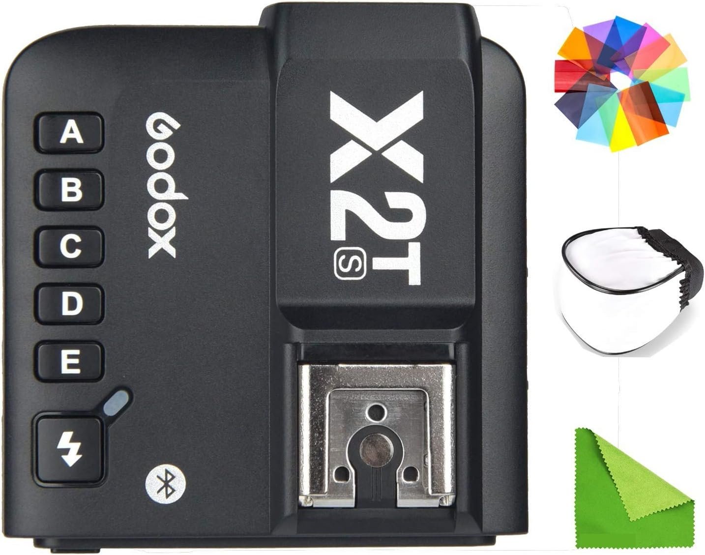 Godox X2T-S TTL Wireless Flash Trigger for Sony, Bluetooth Connection Supports iOS Android App Contoller, 1/8000s HSS, TCM Function, 5 Separate Group Buttons X1T Upgrade Version