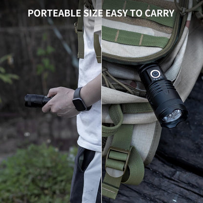 Rechargeable Flashlight 2 PCs,High Lumen Super Bright Flash Light with 15 H Long Runtime & 5 Modes,IP6 Waterproof Flashlight for Emergencies Bad Weather, Camping, Hiking