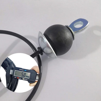 Fitness Pulley Cable 196 Inch,Adjustable Home Gym Cable Pulley System Replacement Fitness Cable for Pulley Machine Accessories It is Safe, Stable, and Long-Lasting