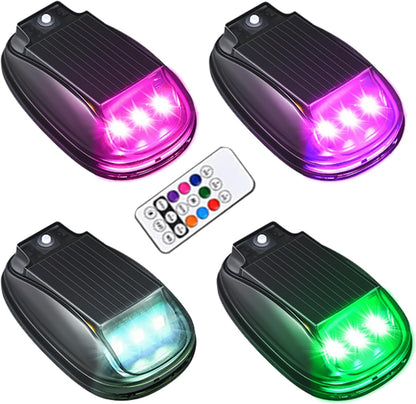 Generico Solar Powered Cab Lights, Cab Marker Light, 3.15x2.36x1.49 inches Portable Compact Smart Sensing Lighting, Waterproof Automotive Accessories, Ideal for Motorcycle Vehicles