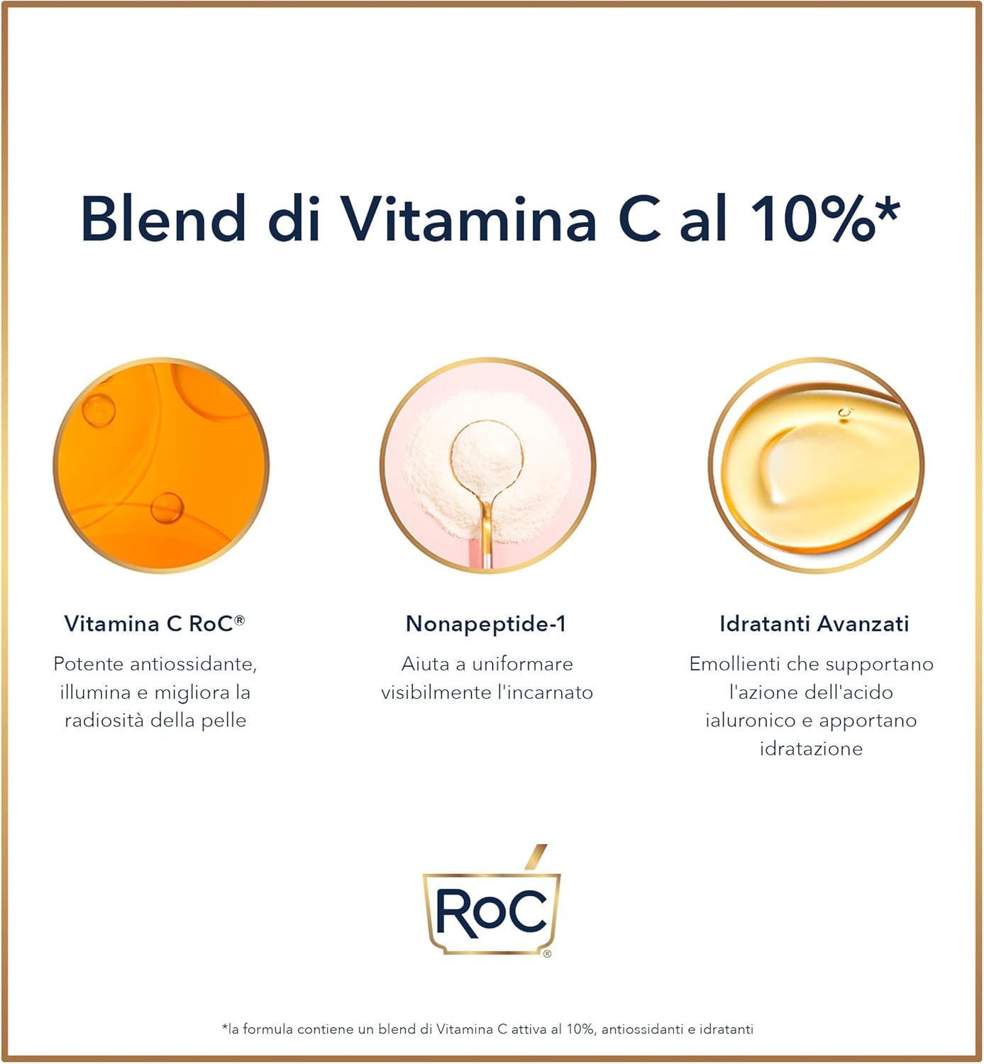 RoC - Multi Correxion Revive + Glow Cream Gel Vitamin C - Anti Wrinkle and Aging - Firming Moisturizing Cream - 50 ml