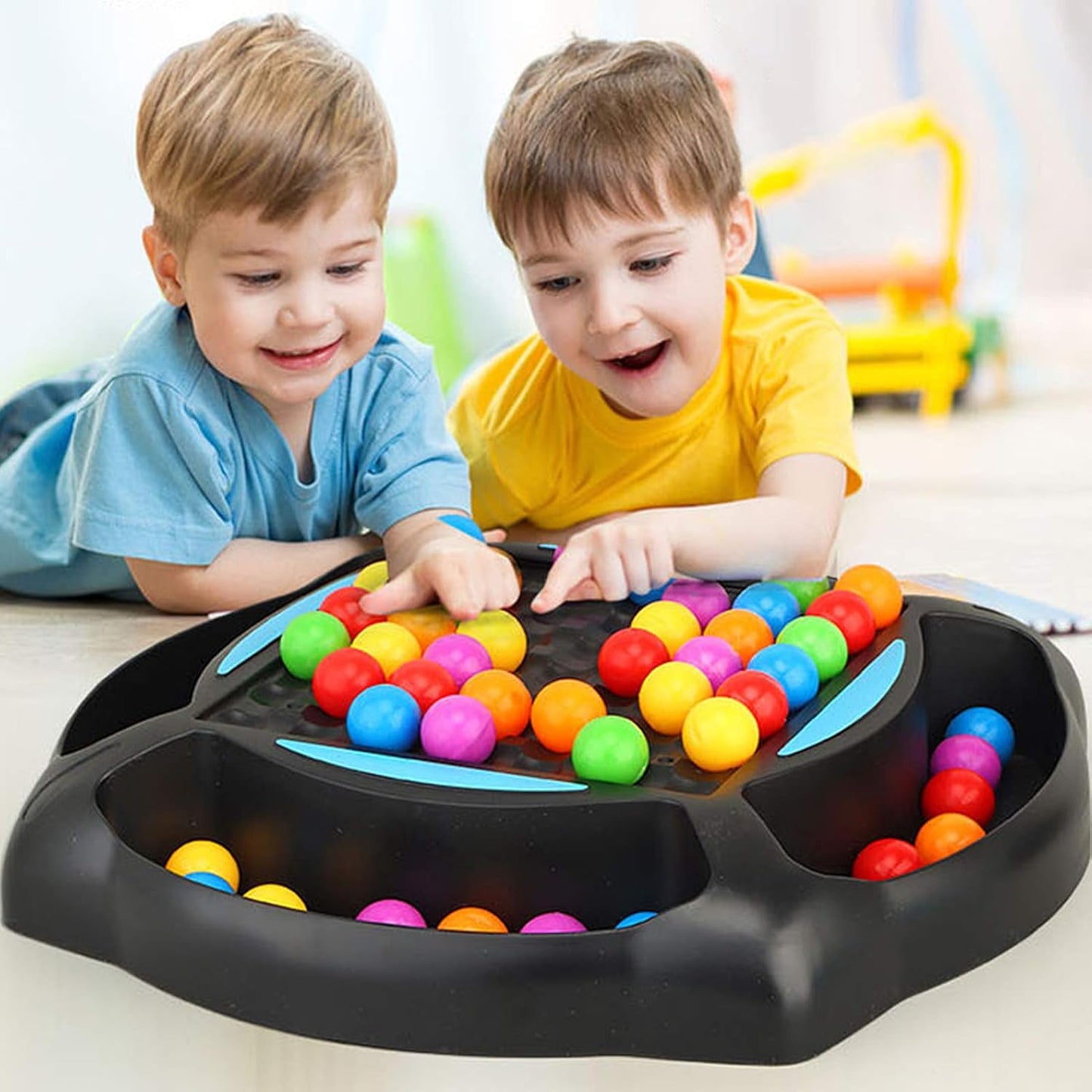 Clenp Elimination Board Game, Rainbow Ball Elimination Board Game Logical Thinking Educational Interactive Matching Play Toy for Kid Parent