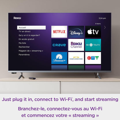 Roku Express (New, 2023) HD Streaming Device with High-Speed HDMI Cable and Simple Remote (No TV Controls), Guided Setup and Fast Wi-Fi