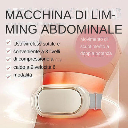 Cintura Dimagrante - Attrezzo Elettrico Addominale | Cintura Dimagrante Portatile per Rafforzare i Muscoli del Core, Bruciare i Grassi, Rassodare, Modellare e Scolpire.