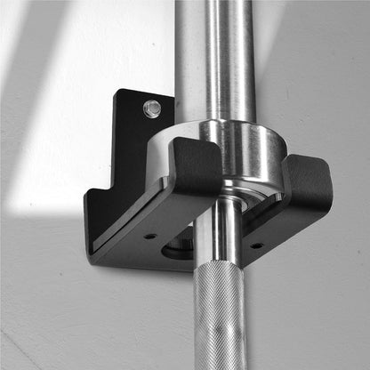 Yes4All Vertical Wall Mounted Olympic Barbell Holder Top, Barbell Storage Rack, Hanging Barbell Rack 1, 2 or 4 Bars for Home Fitness Equipment
