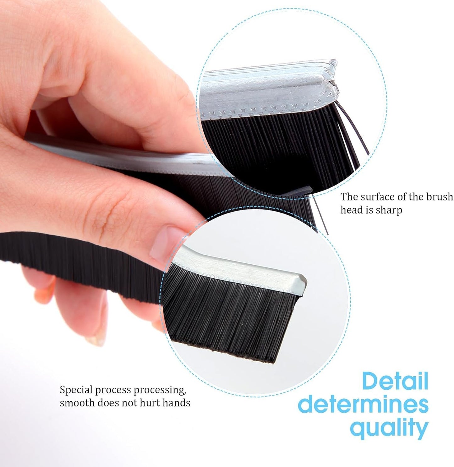 WDRIGE 4Pcs Crevice Cleaning Brush for Household Use, Gap Cleaning Brush,Grout Brush,Hard Bristle Cleaning Brush for Kitchen Bathroom New Multifunctional Corners Cleaning Brush Tool Thin Gap Brush