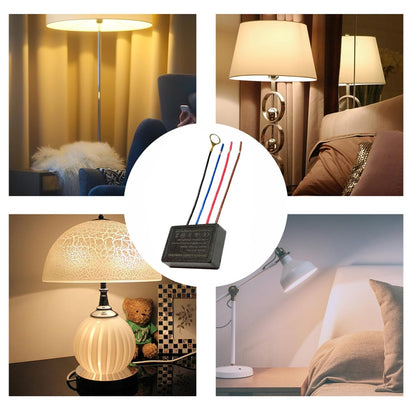 3 Way Touch Light Sensor Module - Lamp Dimmer, Touch Control Unit | -Level Light Switch Replacement for Bedside Lamp, Adjustable Brightness Module for Desk Repair, Smart Sensor