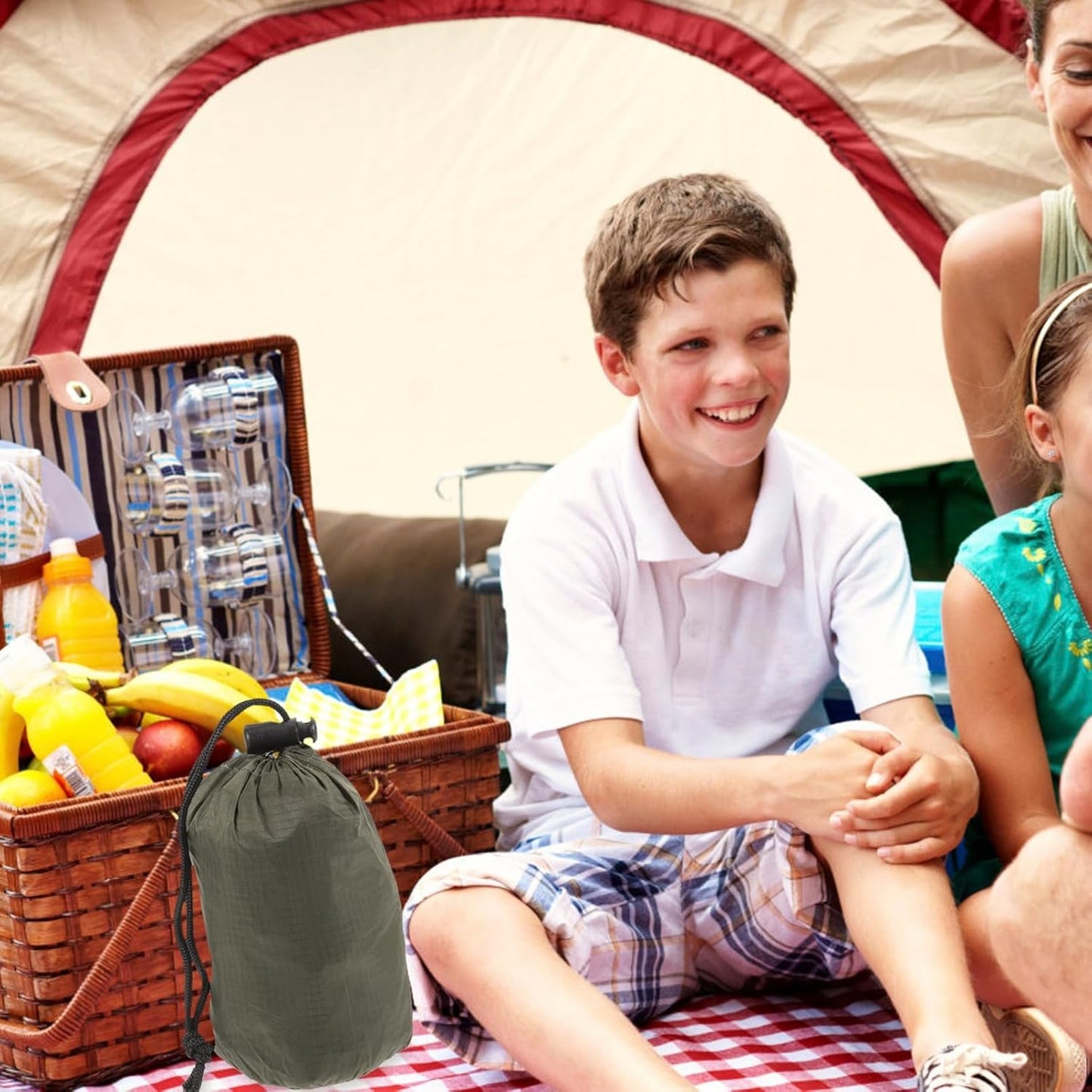 BESPORTBLE Outdoor Survival Blanket Aluminum Film Emergency Blanket Compact Lightweight Rainproof for Weather