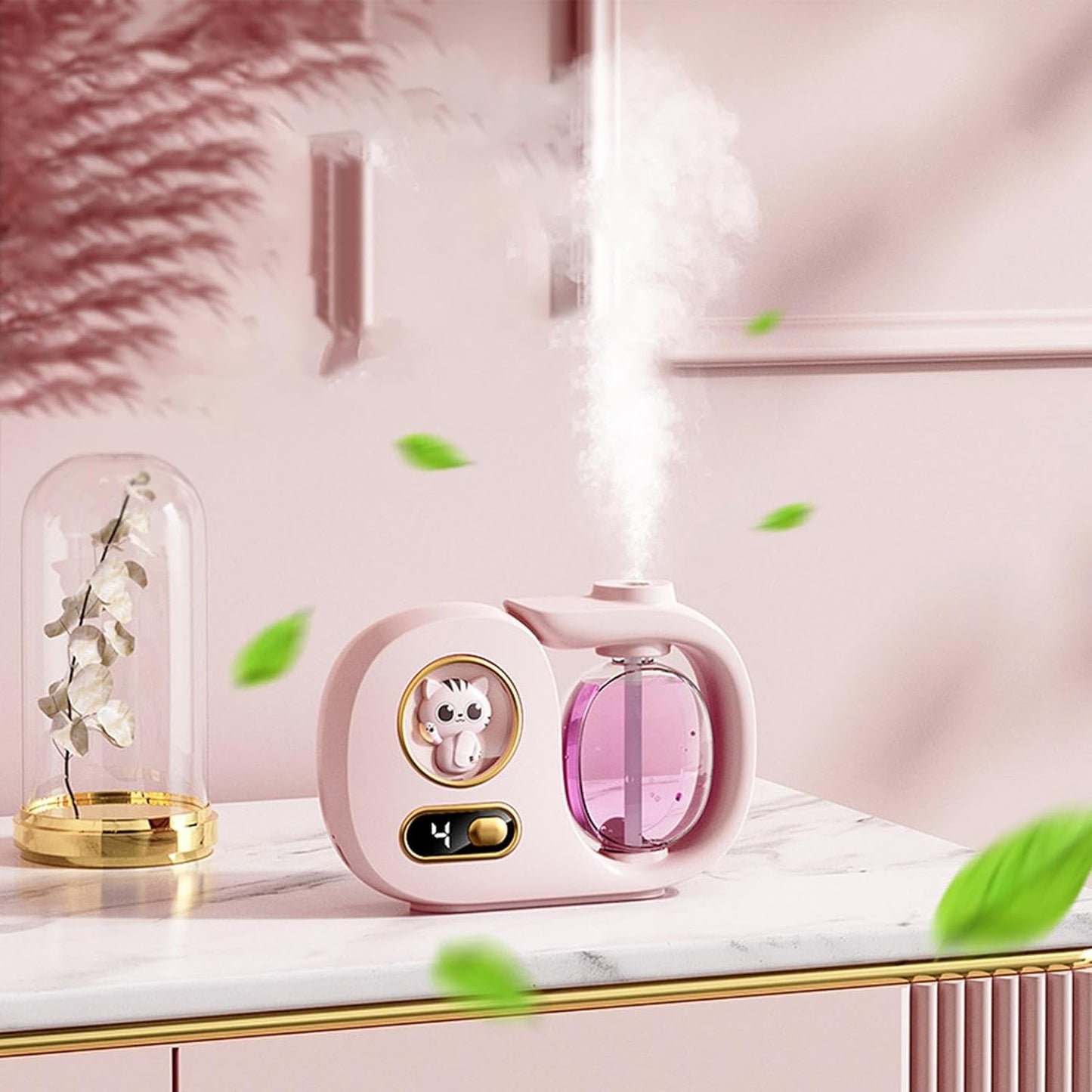 Aromatherapy Diffuser - Cool Mist Humidifier | Scent Air Machine | Lavender Wireless Aromatherapy Air Freshener Ultrasonic 4 Mist Modes Essential Oil Diffuser For Home Bathroom Boutiques