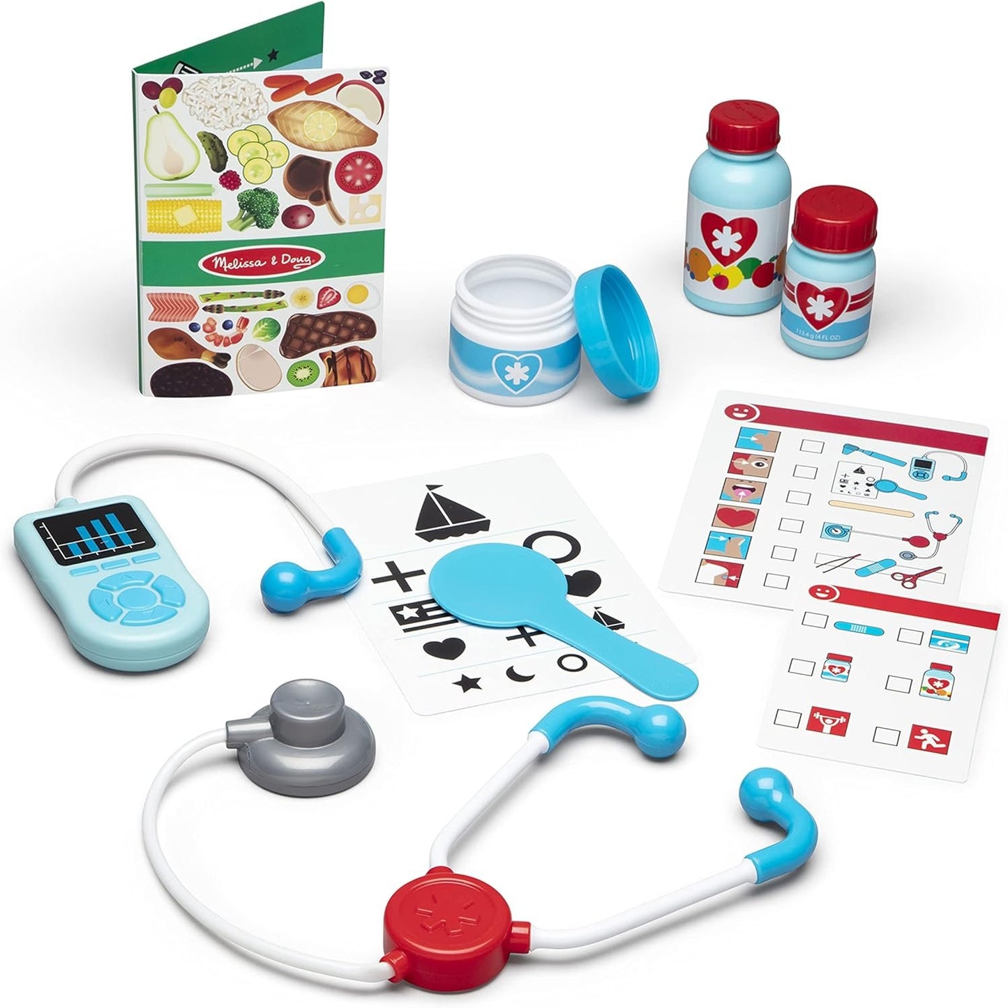 Melissa & Doug Get Well Doctor’s Kit Play Set – 25 Toy Pieces - Doctor Role Play Set, Doctor Kit For Toddlers And Kids Ages 3+