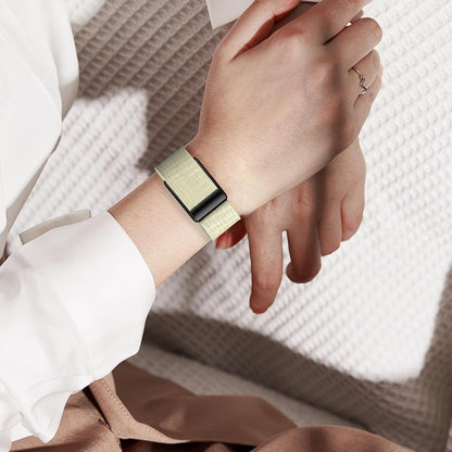 Nylon Bands Compatible with Whoop 4.0 for Women Men, Adjustable Sport Comfort Stretchy Elastic Braided Wristbands for Whoop 4.0 Wearable Health, with U Shapped Connector