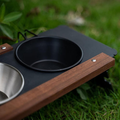 Dog Bowl Stand - Portable Tall Dog Food Bowl Stand | Cat Feeding Watering Supplies | Food with Lamp Rack | Watering Supplies for Camping Car Show Mountaineering Outdoor Indoor