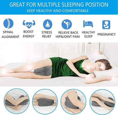 ZJZ Knee Pillow for Side Pillow, Memory Foam Knee Pillow, Suitable for Relieving Leg, Back, Knee Pain, improving Sleep Quality, Butterfly Side Pillow Leg Pillow