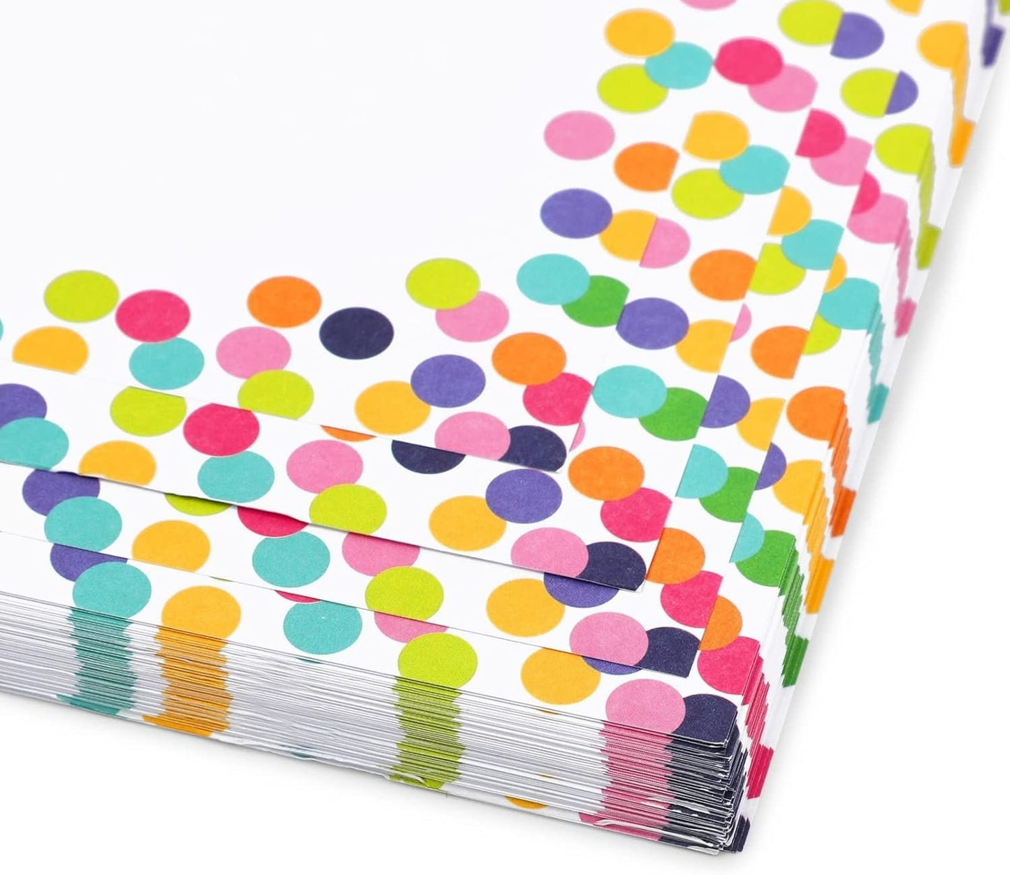 Confetti Stationery Paper (8.5 x 11 Inches, 96 Sheets)